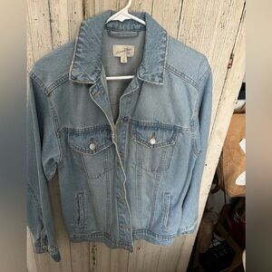 🌍 Universal Thread Light Wash Denim Jacket Women’s XS